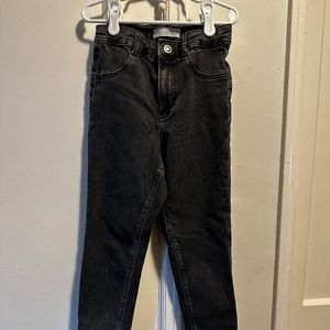 Zara slim fit Charcoal black jeans